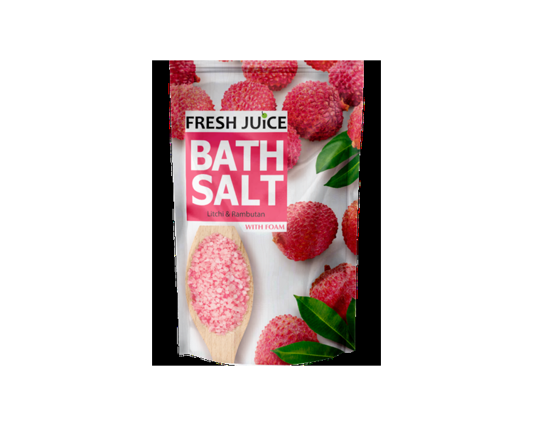 Litchi & Rambutan Bath Salt with Foam Rich Minerals 500g Fresh Juice