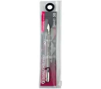 STALEKS PRO Smart 50 Type 2 Rounded Cuticle Pusher and Remover PS-50/2