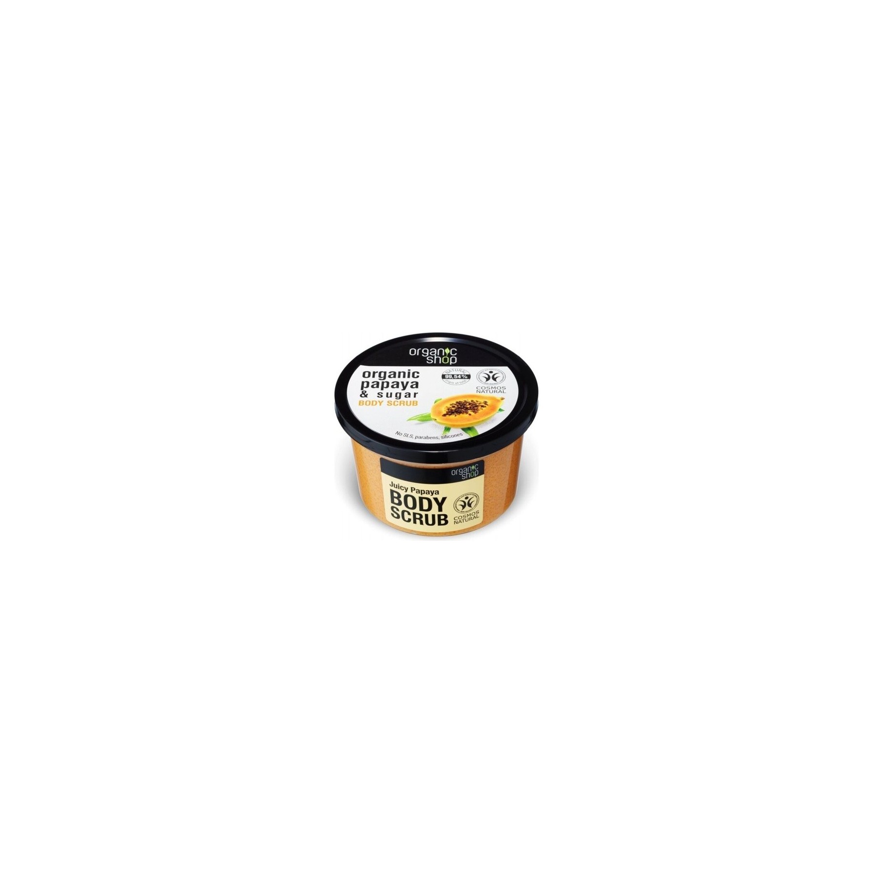 Organic Shop Papaya and Sugar Renovating Body Scrub 250ml