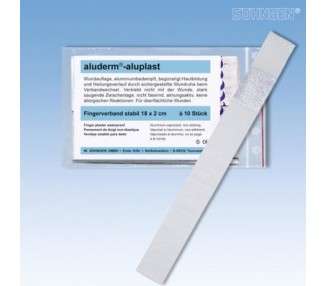 ALUDERM Aluplast Stable Finger Bandage 2x18cm - Pack of 10
