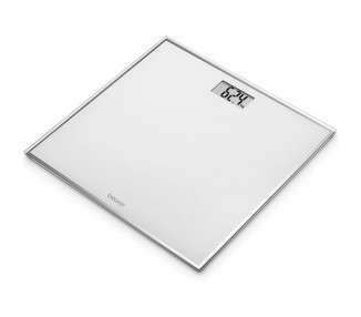 Beurer GS 120 Compact Glass Scales with Elegant Mirror Effect and Easy to Read LCD Display 27x26cm - Load Capacity up to 150kg