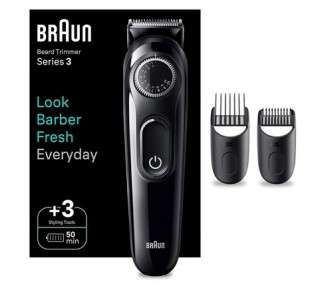 Braun Series 3 Beard Trimmer Hair Clipper for Men BT3410