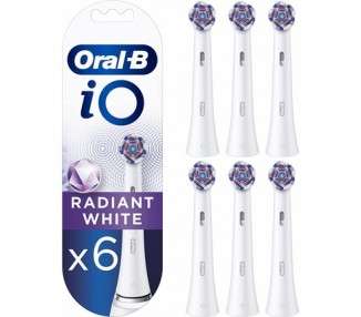 Oral-B iO Radiant White Electric Toothbrush Head with Angled Bristles and Polishing Petals