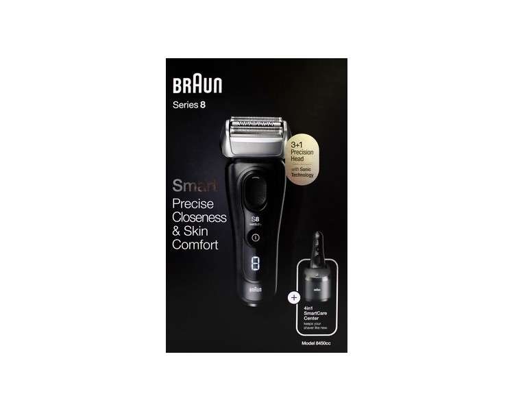Braun Series 8 Wet&Dry Shaver with Cleaning Station