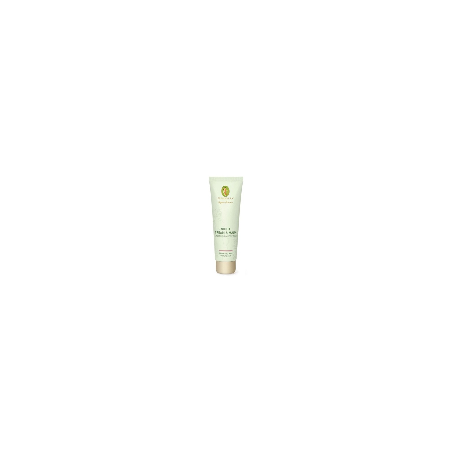 PRIMAVERA Smoothing and Renewing Night Cream and Mask 50ml - Vegan Natural Cosmetics