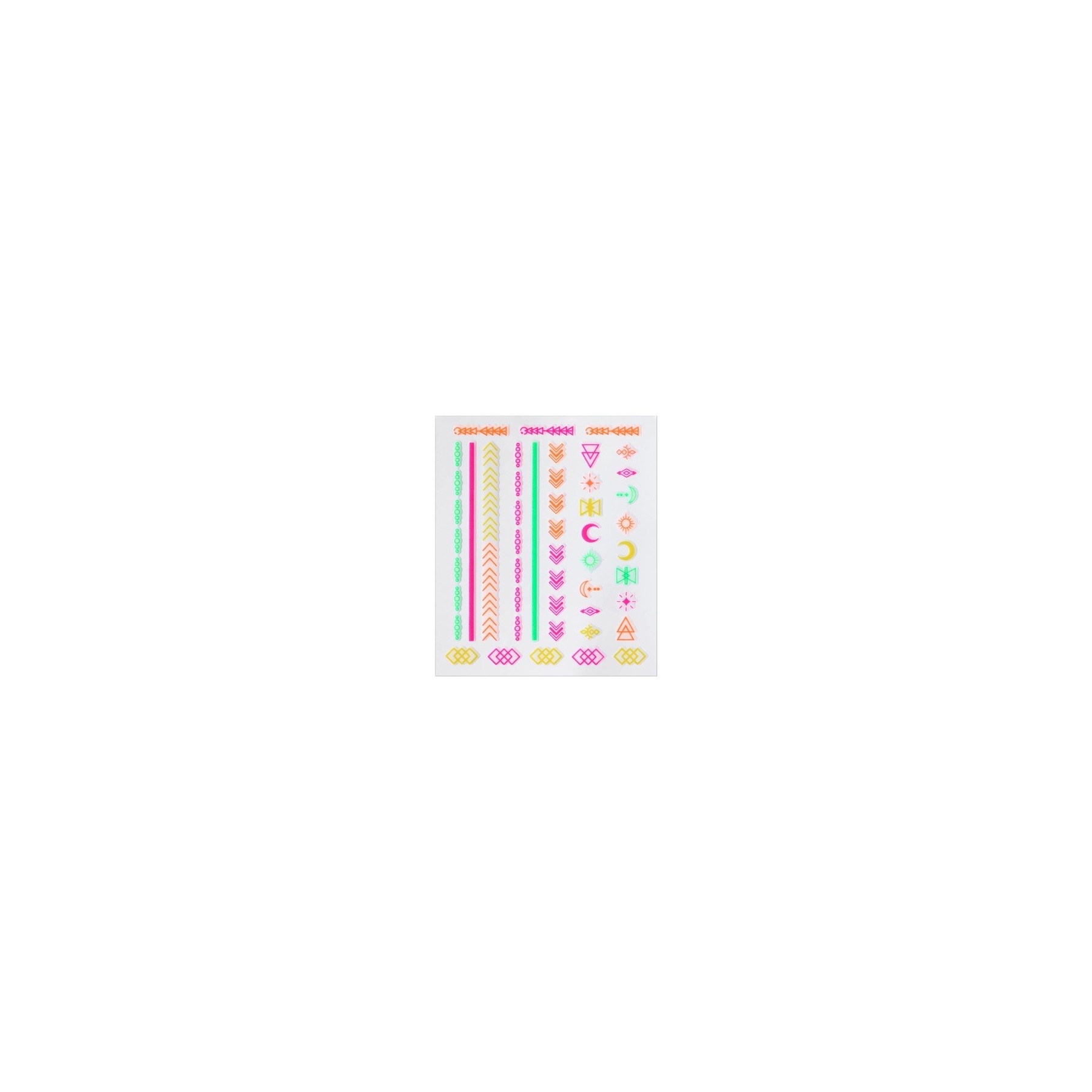 Essence Neon Vibes Nail Art Sticker Multi-color 49 pcs