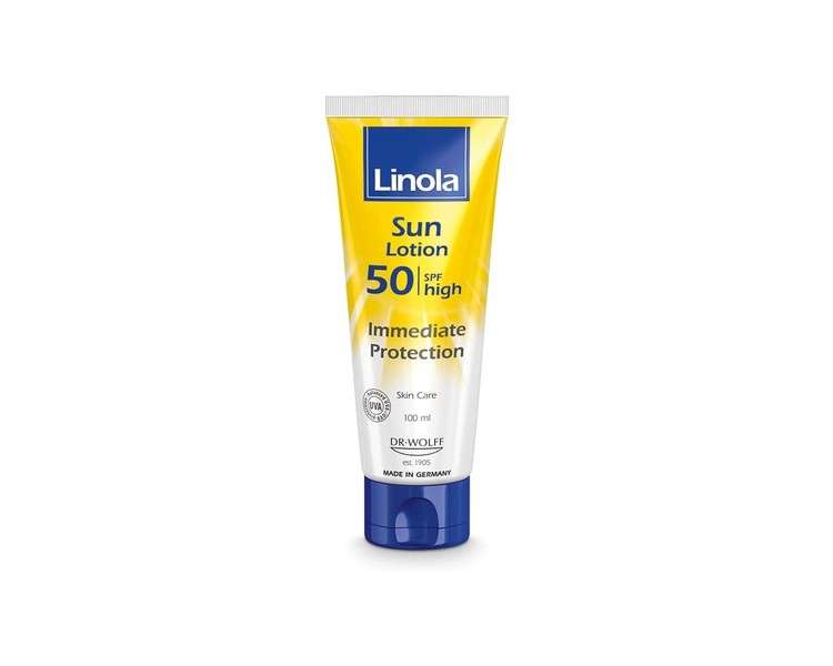 Linola Sun Lotion High SPF 50 100ml - UVA & UVB Filter - Medical Skin Care