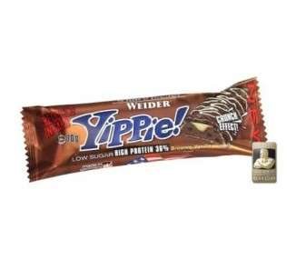 Weider Yippie! Bar Cookies Double Choc Chocolate Biscuit 45g