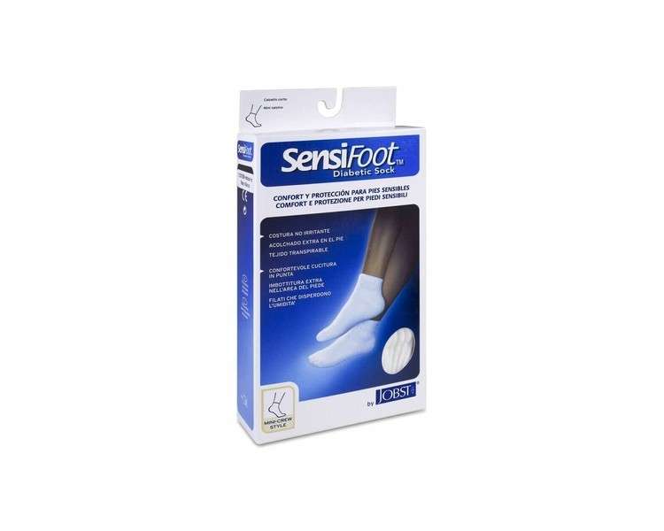 Sensifoot Diabetic Sock White Size XL