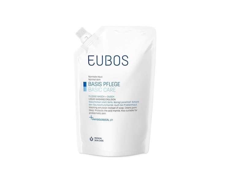 Eubos Liquid Blue Refill Bag Fragrance-Free 400ml