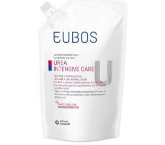 Eubos 10% Urea Body Lotion Refill Bag 400ml - Special Care Cream for Dry Skin