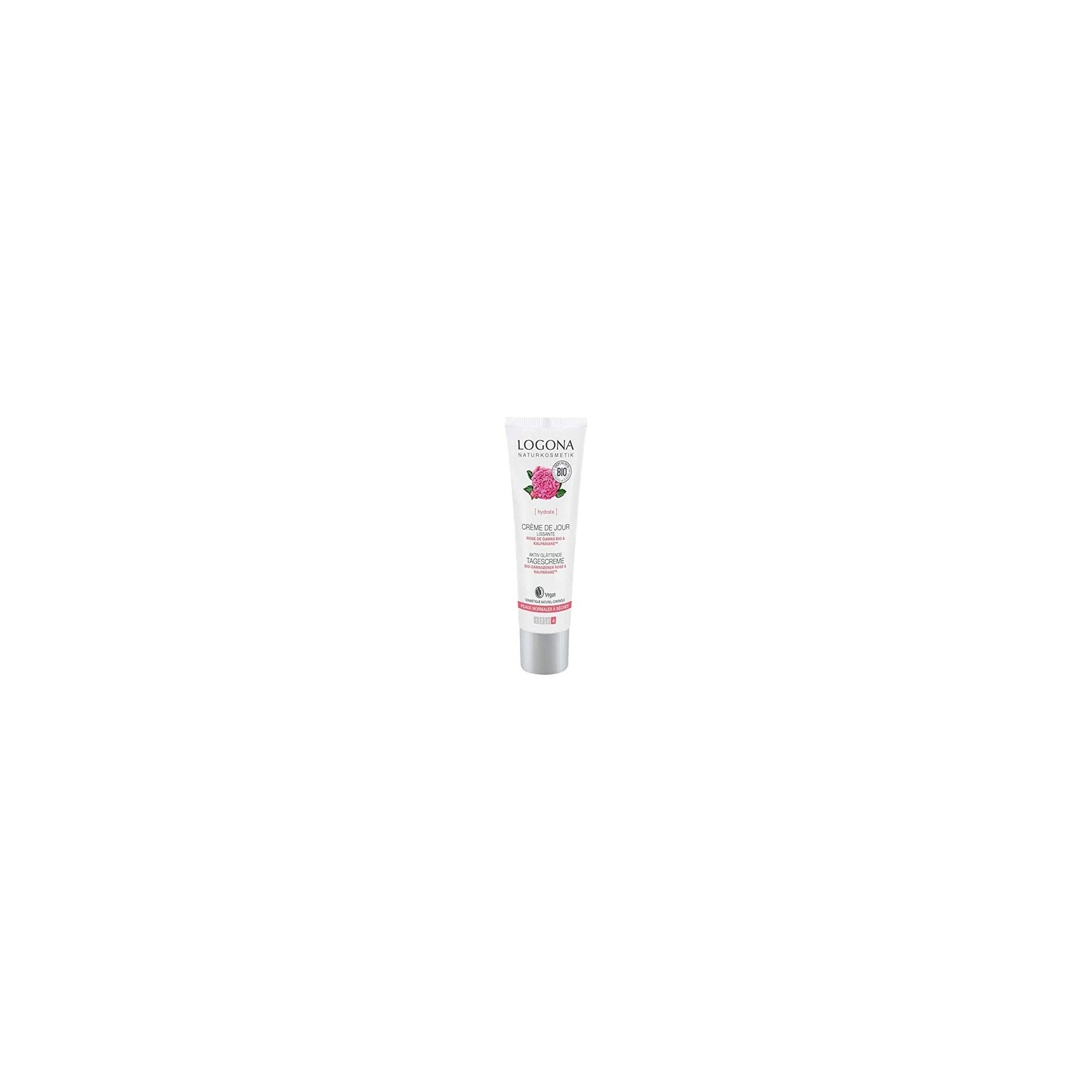 LOGONA Visage Day Cream with Damask Rose and Kalpariane 30ml