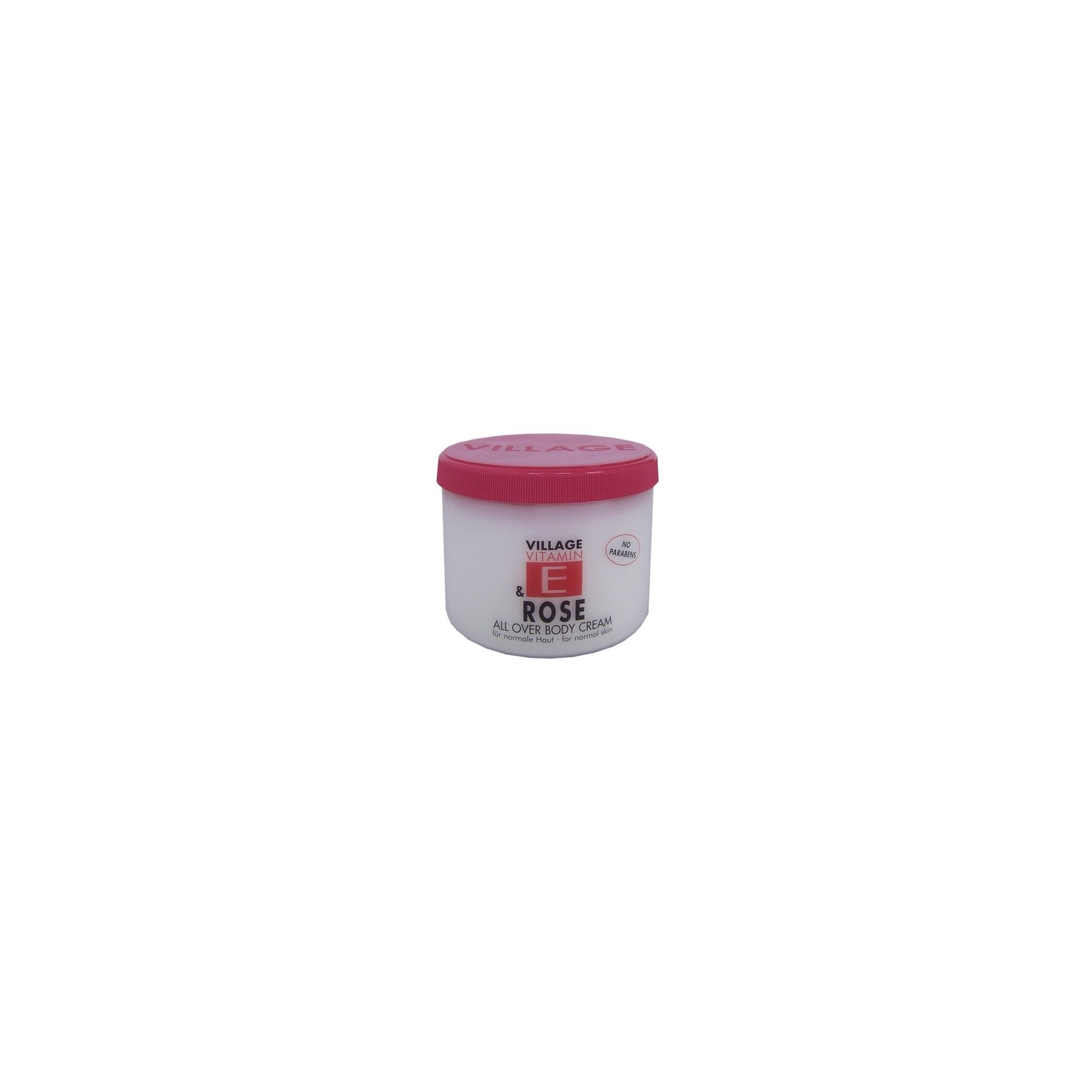 Village Rose Body Cream with Vitamin E 500ml
