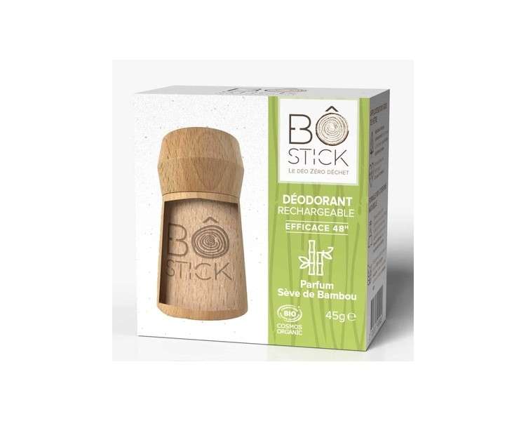 Zerowaste Bamboo Sap Stick Deodorant Organic Eco-Friendly 45g