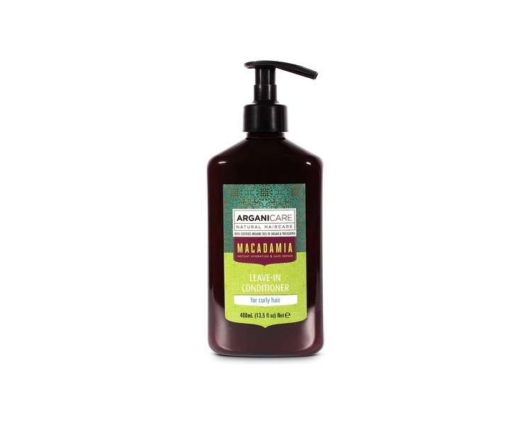 ArganiCARE Macadamia No Rinse Conditioner for Curly Hair 400ml