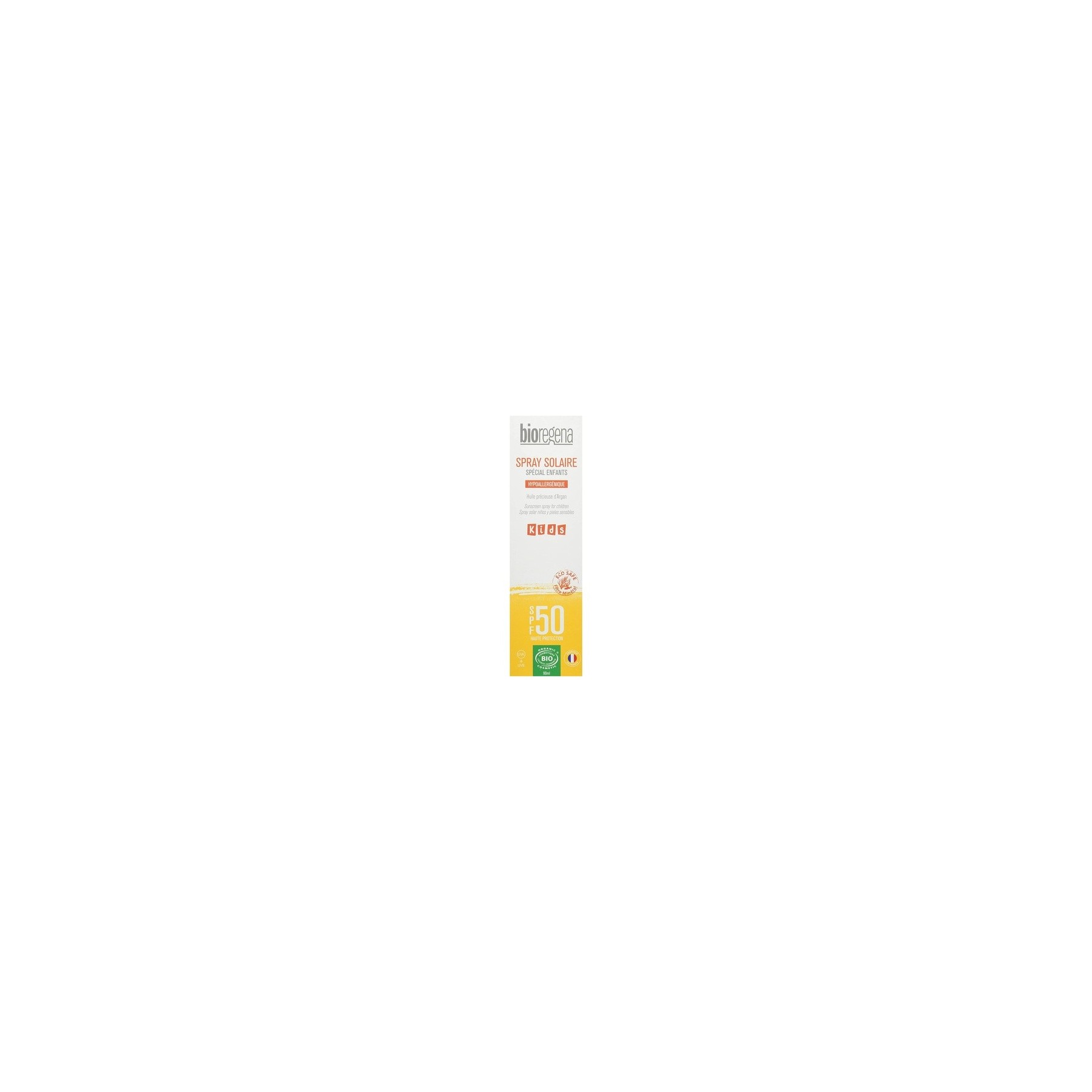 Bioregena Bio Sun Cream Protection Factor 50 for Sensitive Skin Children Over 3 Years Spray 90ml