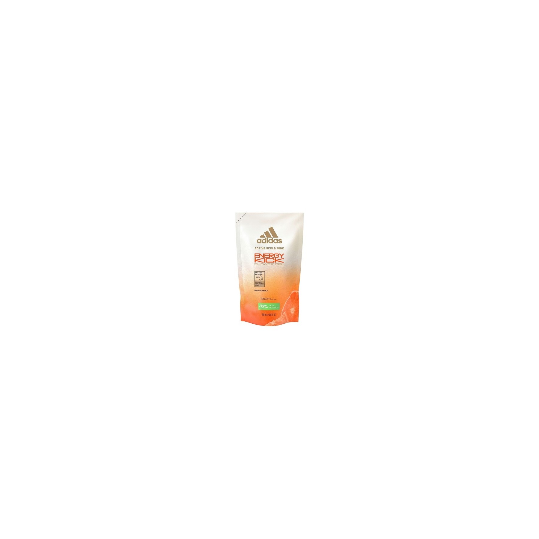 Adidas Energy Kick Shower Gel Refill With Essential Orange Oil 400ml