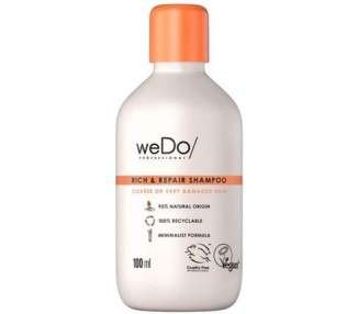weDo/Professional Rich & Repair Shampoo Against Hair Breakage for Strong, Unruly or Very Damaged Hair 100ml