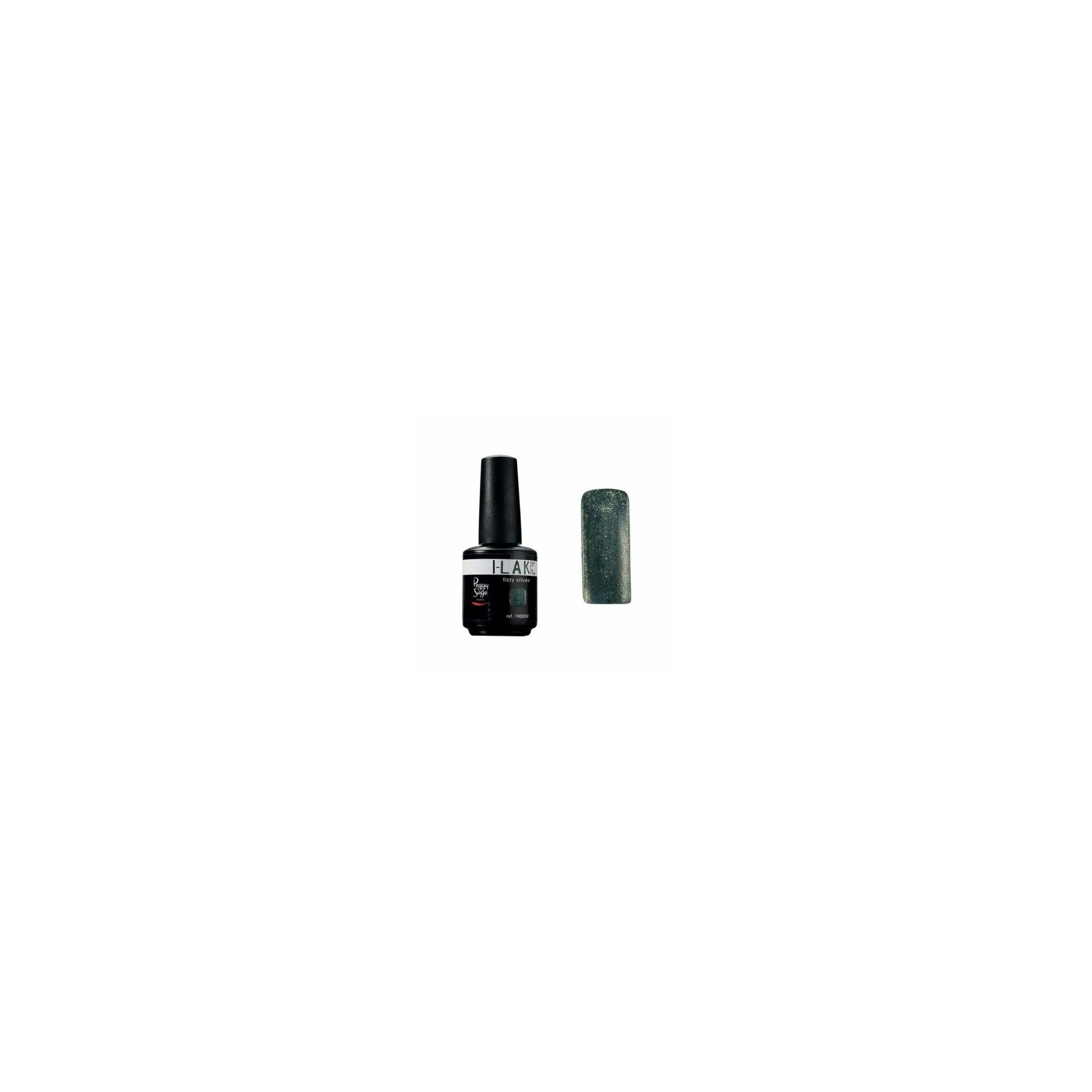 PEGGY SAGE Gel Nail Polish I UV & LED 190059 Fizzy Silver 15ml