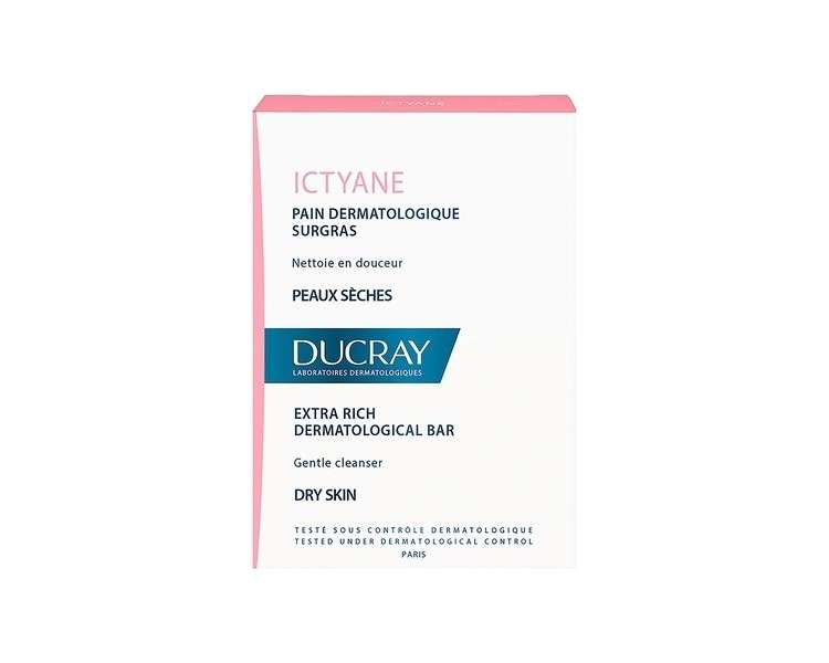 Ducray Icryane Extra Rich Dermatological Bar 100g