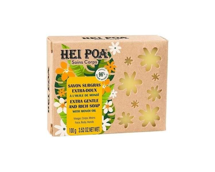 Hei Poa Tiare Extra Gentle and Rich Soap 100g