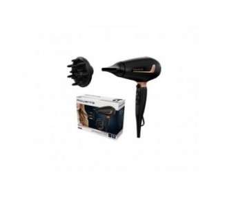 Rowenta Pro Expert Hair Dryer with AC Motor 2200W - Black/Summer Blush
