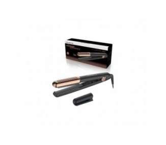 Rowenta Professional Hair Straightener Ceramic Coating Smooth and Curly Ultimate Experience Black/Copper SF8230F0