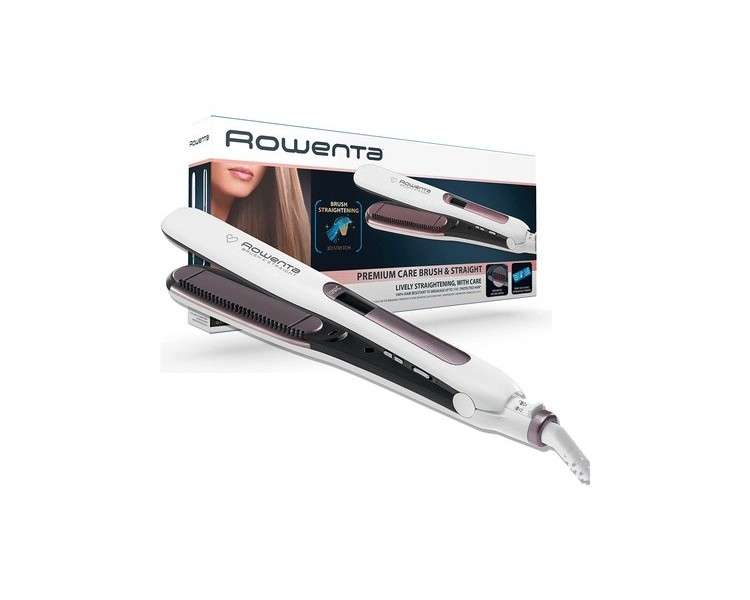 Rowenta Premium Care SF7510 Hair Straightener with Integrated Natural Comb Ionic Function