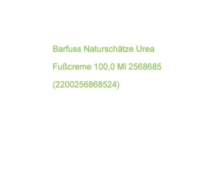 Barfuss Naturschätze Urea Foot Cream 100ml