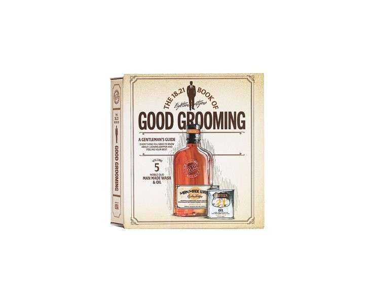 18.21 Man Made Men's Book of Good Grooming Gift Set Volume 5: Noble Oud + Oil