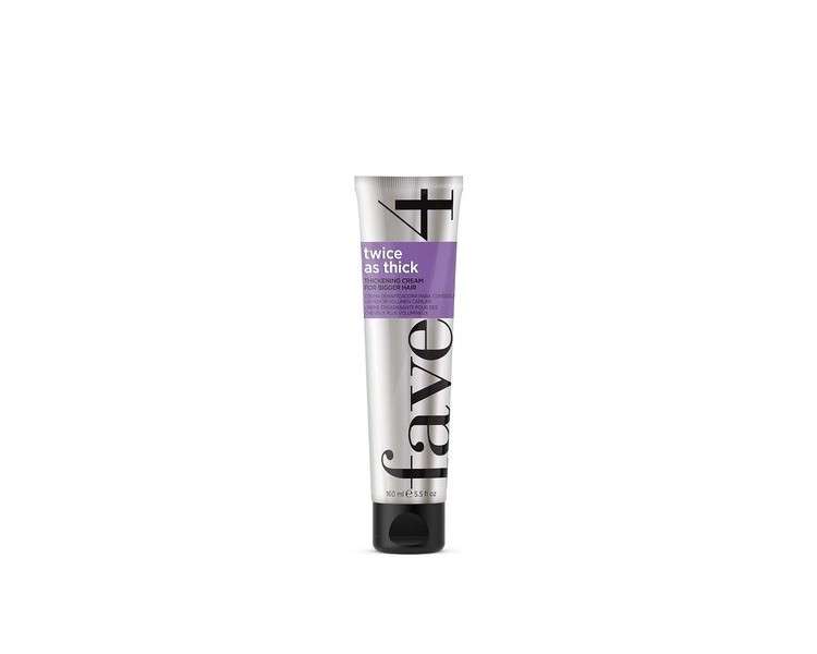 fave4 hair Twice as Thick Thickening Cream for Bigger Hair 5.5 Ounce