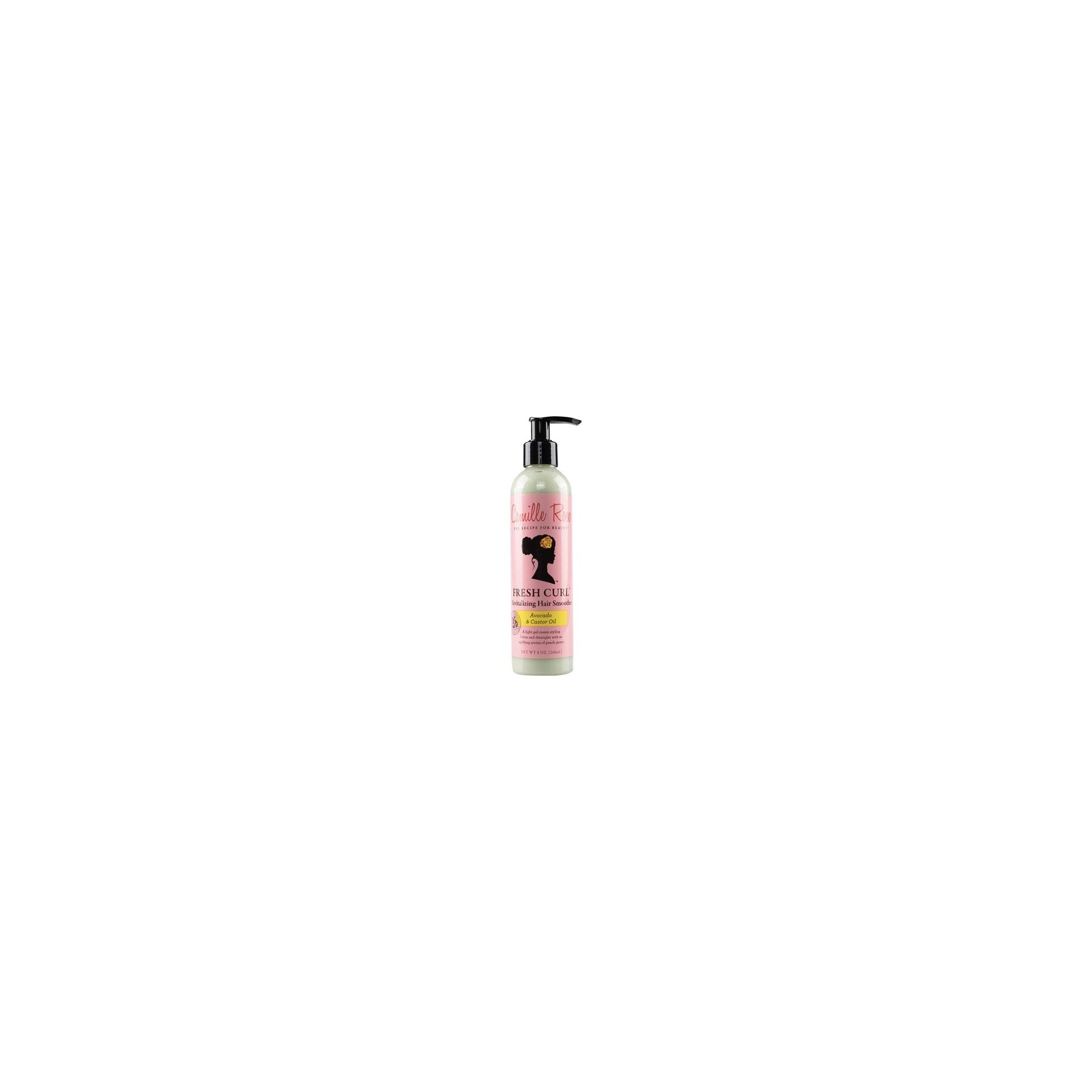 Fresh Curl Revitalising Hair Smoother 240ml with Organic Avocado and Castor Oil - Peach Aroma