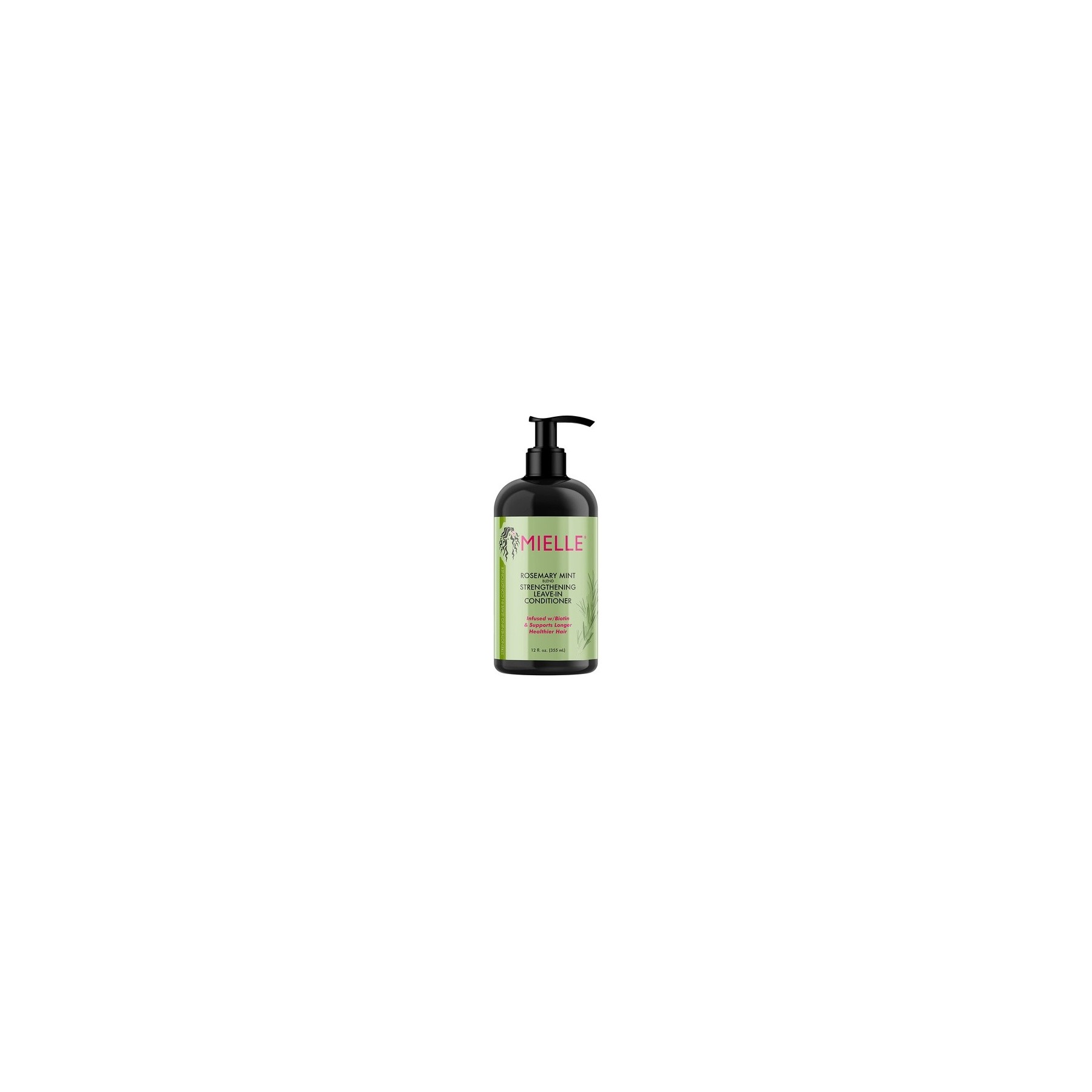 Mielle Organics Rosemary Mint Strengthening Leave-In Conditioner for Dry and Frizzy Hair