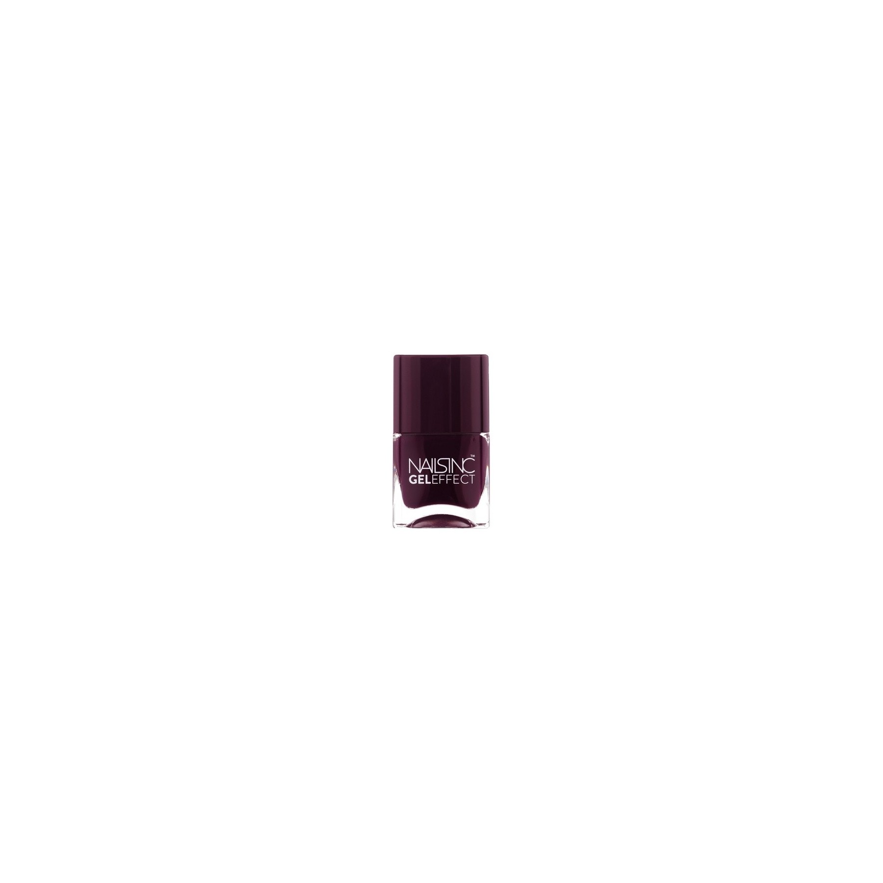 Nails.INC Gel Effect Polish Grosvenor Crescent Deep Aubergine