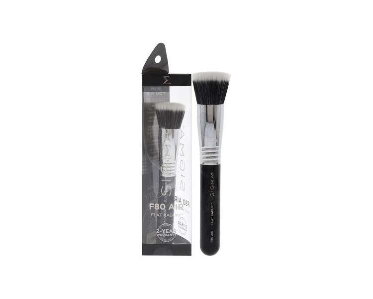 Sigma F82 Round Kabuki Foundation Brush for Powder Foundation - Vegan, Hypoallergenic, Synthetic Makeup Brush