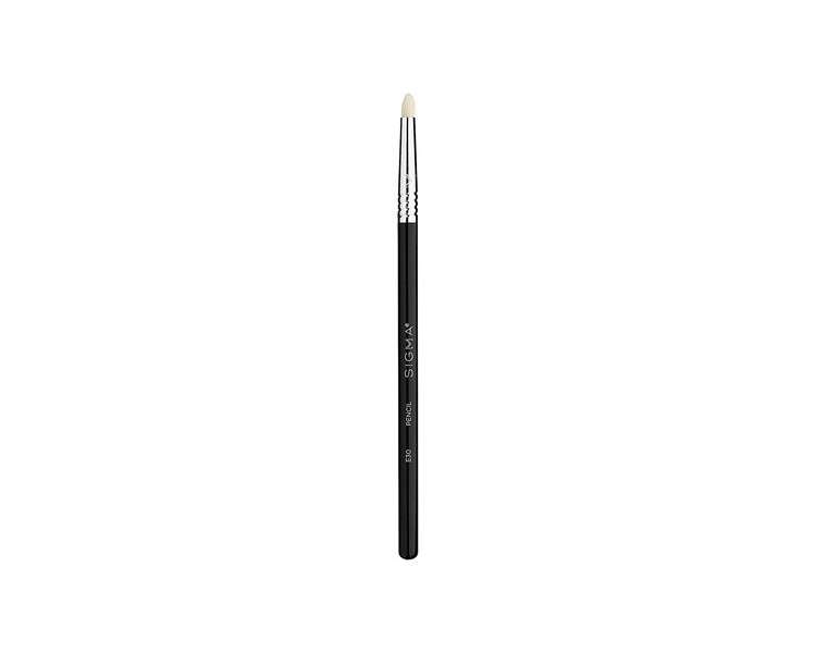 Sigma Beauty Professional E30 Pencil Eye Makeup Brush with SigmaTech Fibers - Vegan and Hypoallergenic