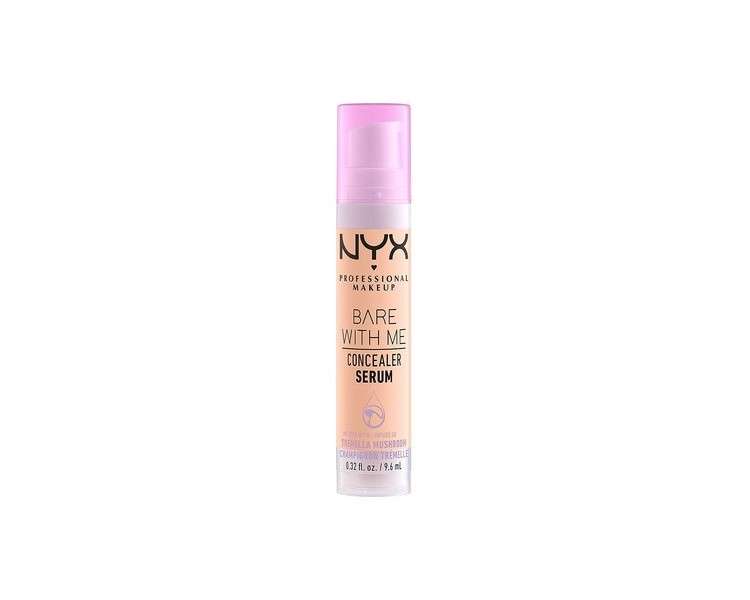 NYX Professional Makeup Bare With Me Concealer Serum Up to 24Hr Hydration Medium Vanilla 0.32 fl oz
