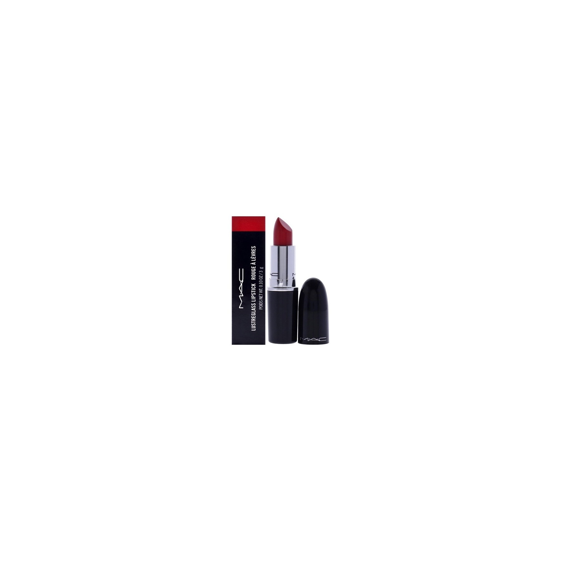 MAC Lustreglass Sheer Shine Cockney Lipstick for Women 0.1 oz