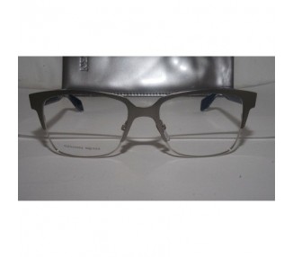 Alexander McQueen RX Glasses AMQ 4257 8SN 53 17 140 Matte Silver Black
