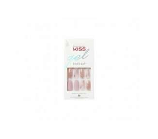 KISS Gel Fantasy 28 Set Long Ready to Wear Nails Dreams - Glue-On Nails
