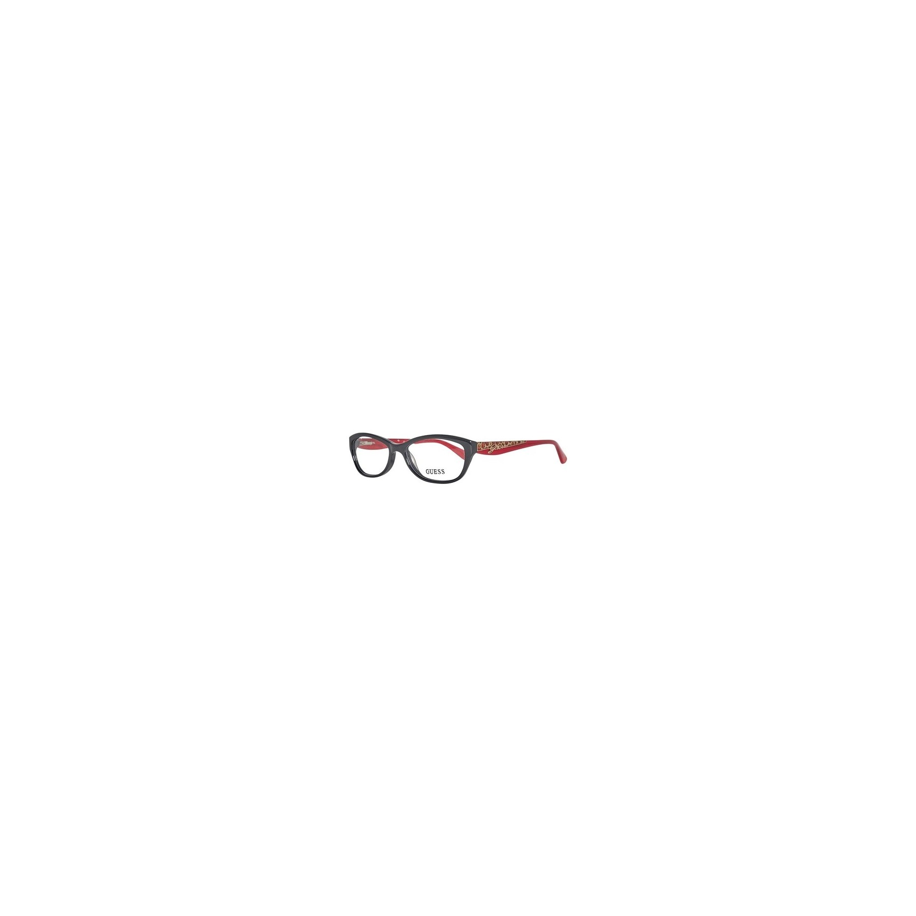 GUEX5 GU2326 52B84 Oval Eyeglasses Frame 52 Black