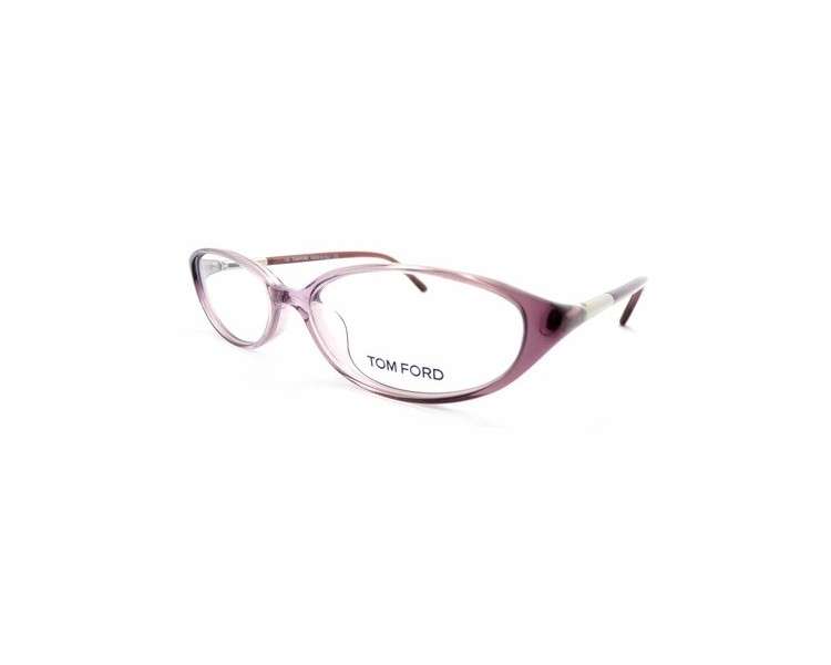 Tom Ford Small Fit Eyeglasses Frame 52mm Crystal Purple/Silver FT5135 081