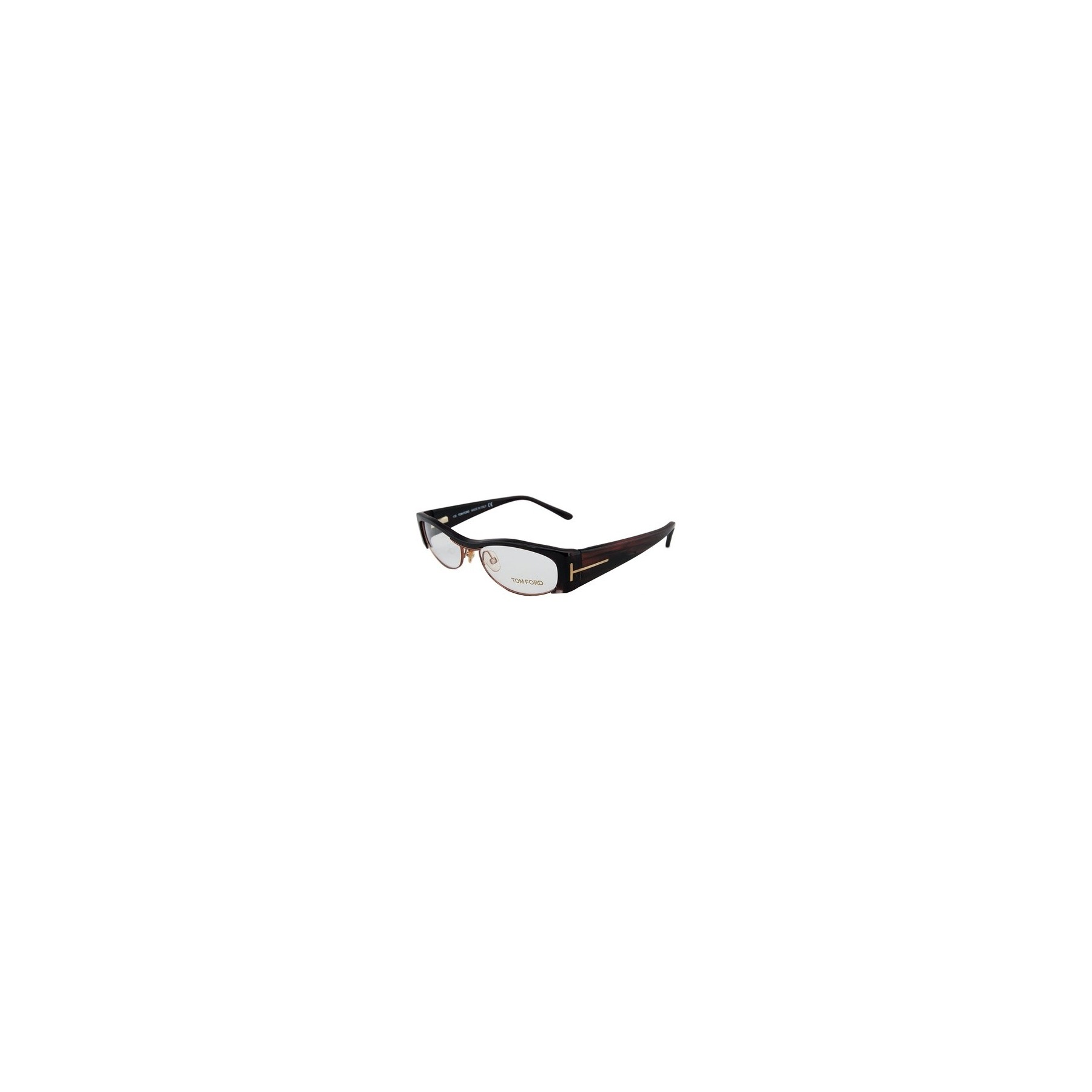 Tom Ford TF-5076 U60 Acetate Plastic and Metal Brown Mix Glasses