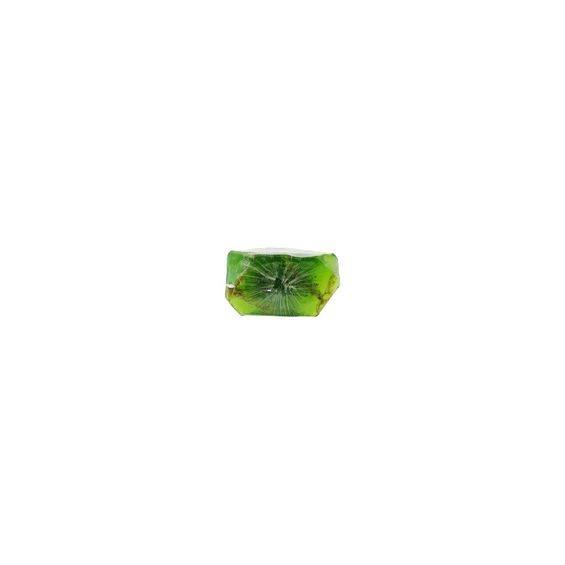 TS Pink Green Garnet SoapRocks 6oz Gemstone Soap