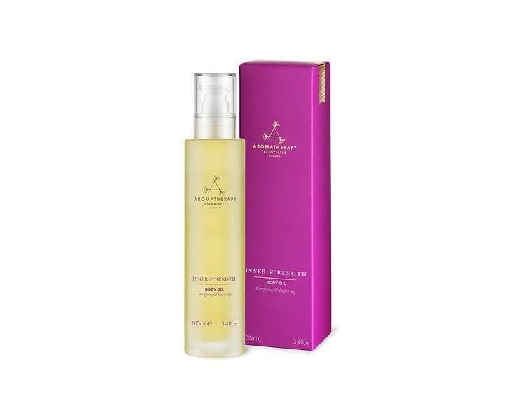 Aromatherapy Associates Inner Strength Body Oil 100ml Enriched with Jojoba and Peach Kernel Oils