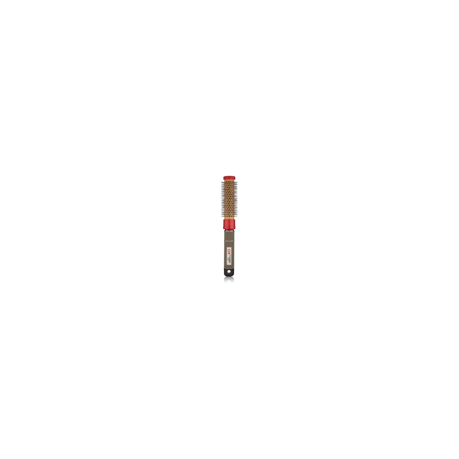 CHI Ceramic Round Nylon Small Brush Red & Gold 1 Count