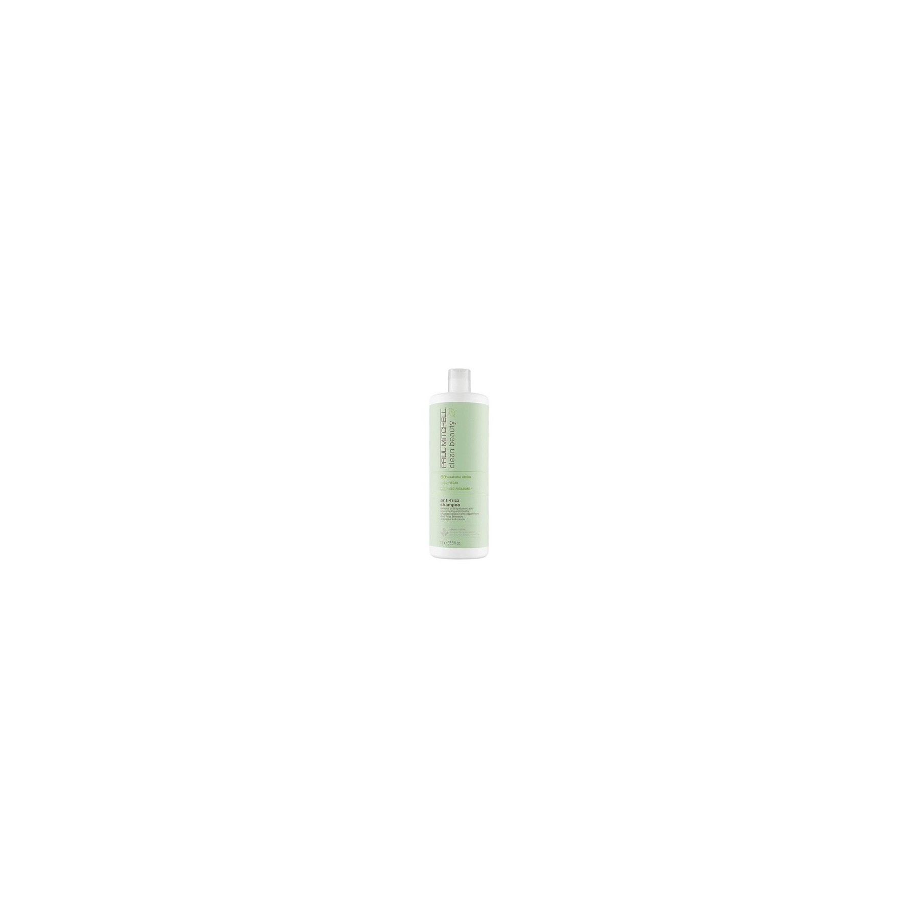 Paul Mitchell Clean Beauty Anti-Frizz Shampoo for Textured, Frizz-Prone Hair 33.8 Fl Oz