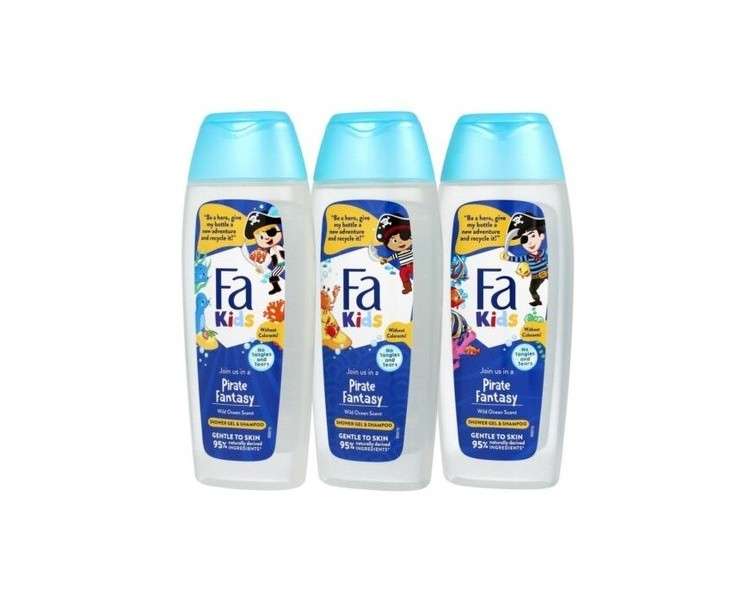 Fa Kids 2in1 Pirate Fantasy Shower Gel and Shampoo 400ml