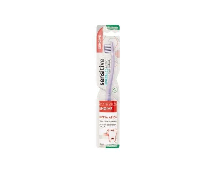 Mentadent Sensitive Mineral Active Genive Protection Toothbrush - Ultra Gentle Toothbrush for Sensitive Gums