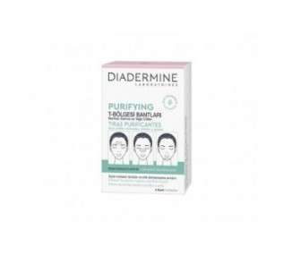 Diadermine Cleansing Strips for Normal and Combination Skin - Removes Blackheads - 6 Strips Pack